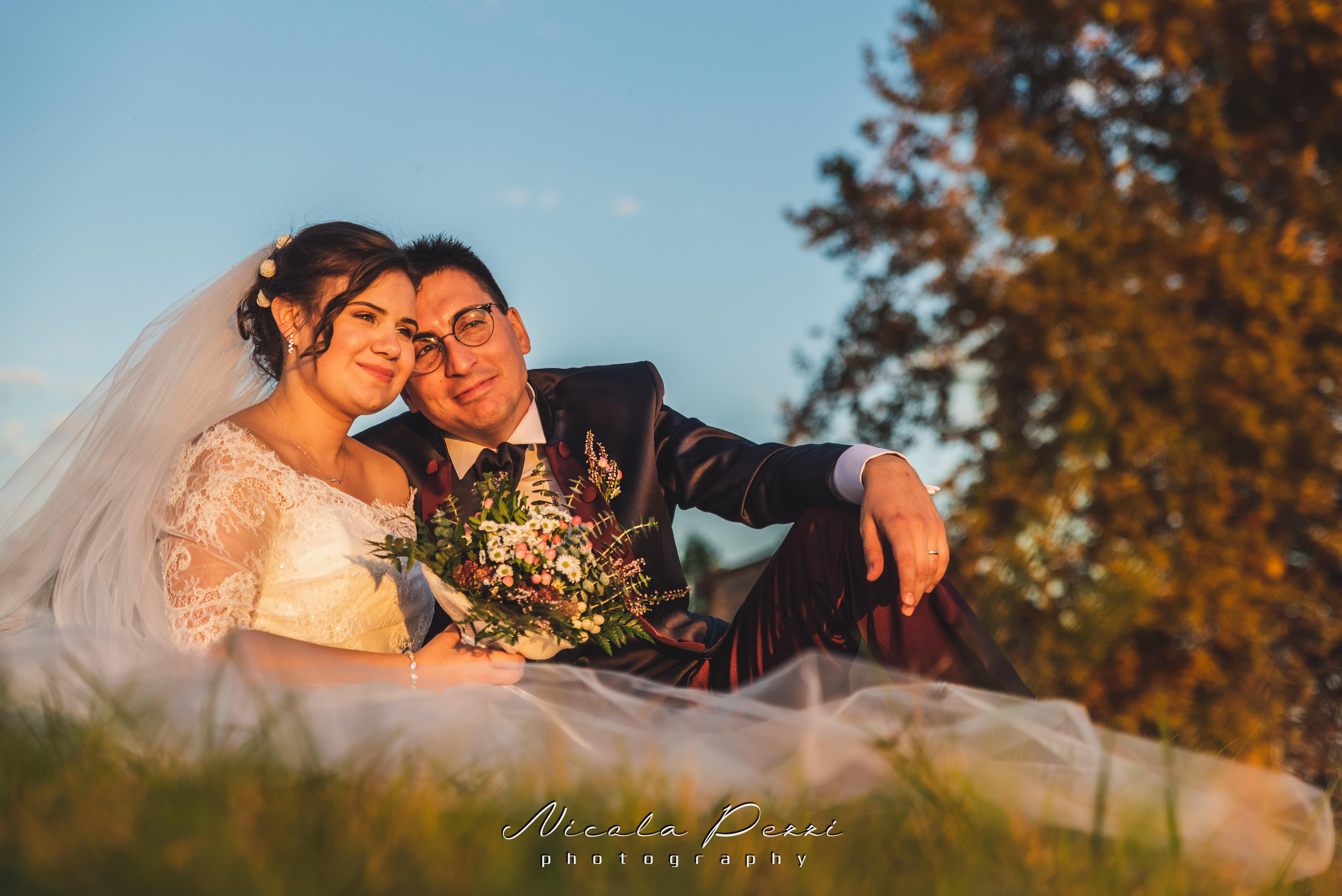 Sunset wedding